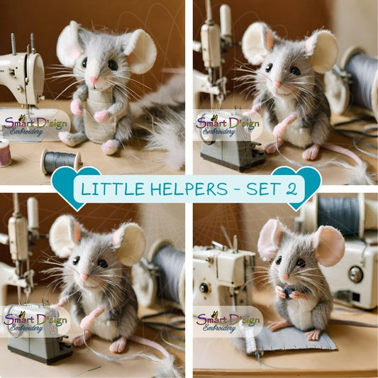 LITTLE HELPERS - SET 2 - In The Sewing Room