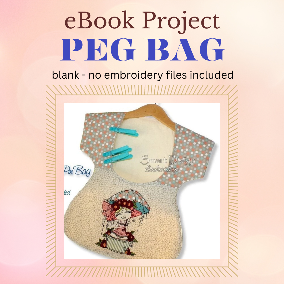 eBook PEG BAG / Cloth Pin Hanger