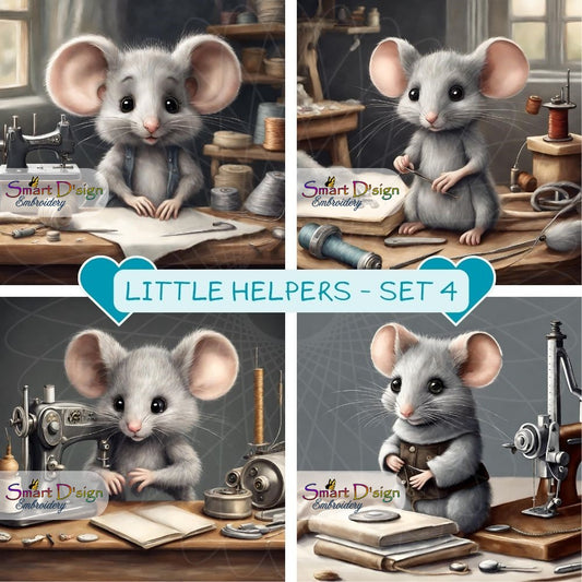 LITTLE HELPERS - SET 4 - In The Sewing Room