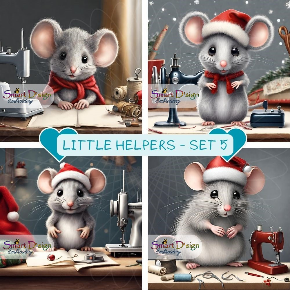 LITTLE HELPERS - SET 5 - In The Sewing Room