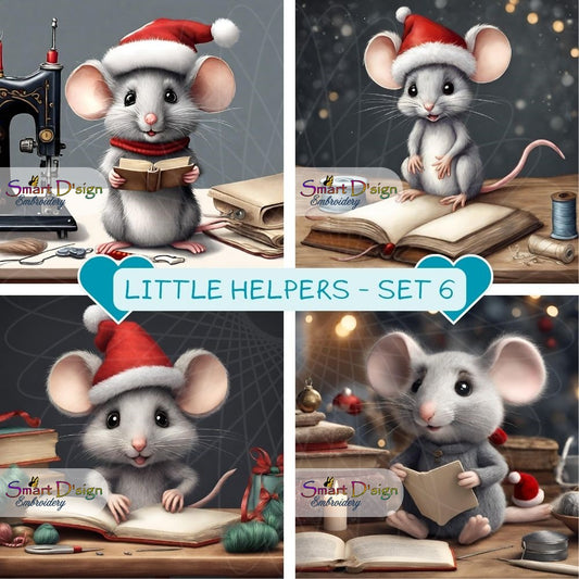 LITTLE HELPERS - SET 6 - In The Sewing Room