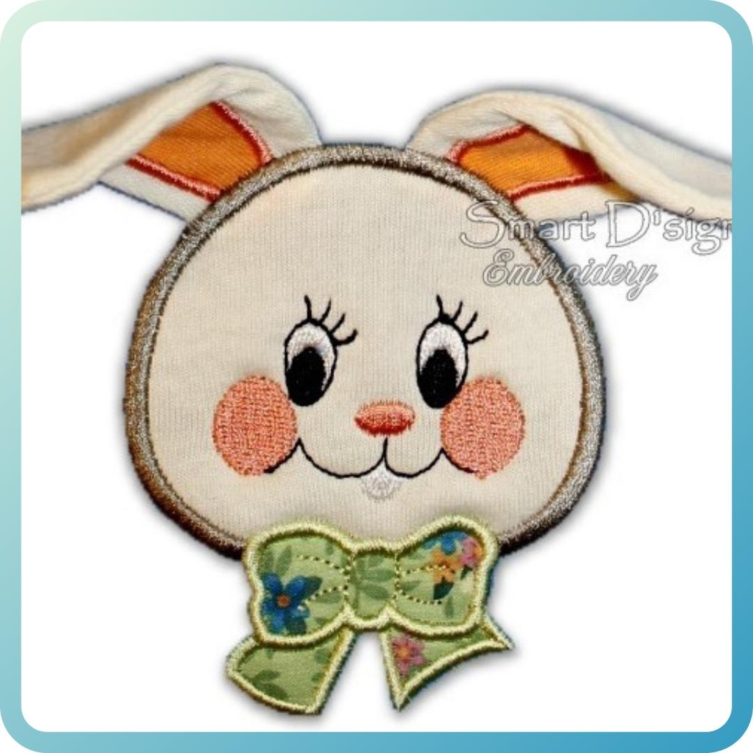 BUNNY APPLIQUE with FLOPPY EARS