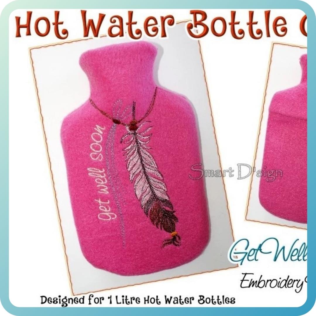 ITH HOT WATER BOTTLE COVER - Feather