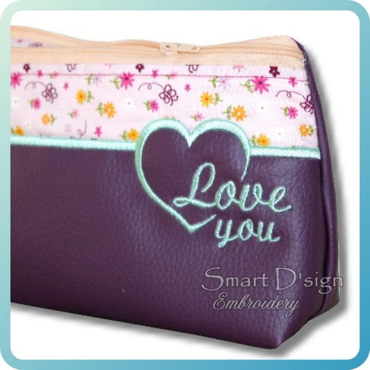 ITH Silhouette Tasche HERZ Love You