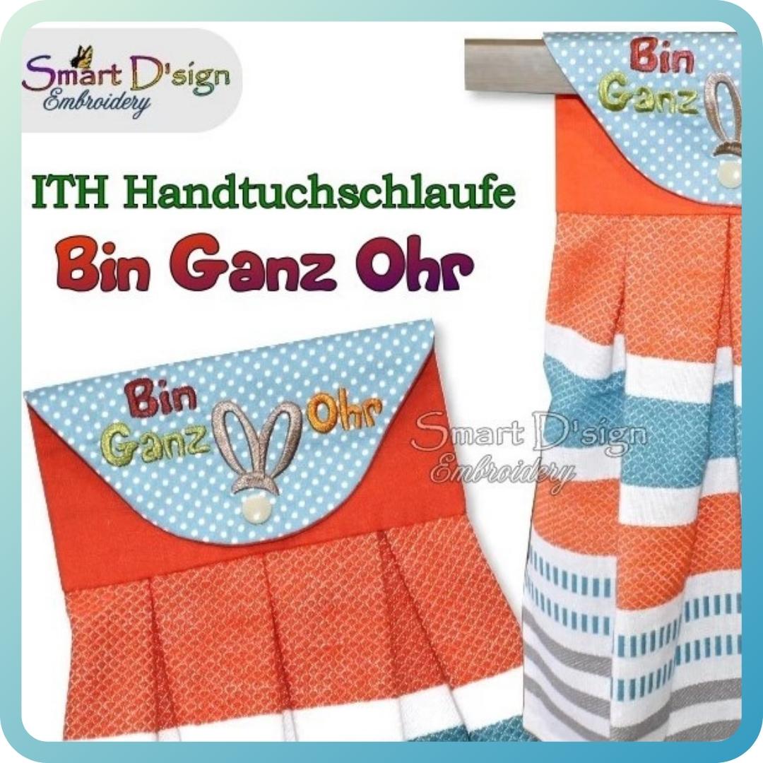 ITH Hanging Towel Topper BIN GANZ OHR - GERMAN