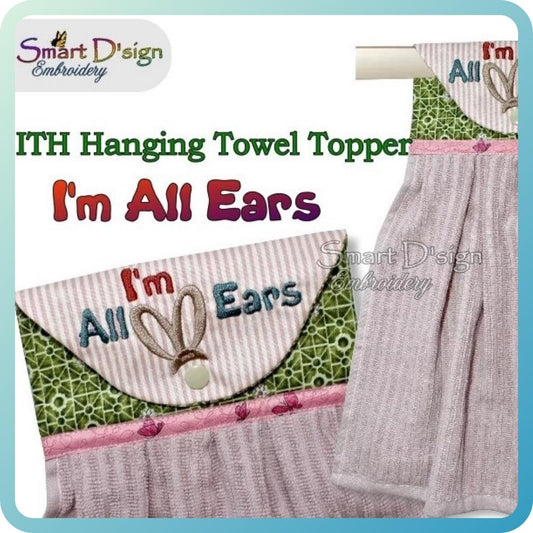 ITH Hanging Towel Topper I'M ALL EARS