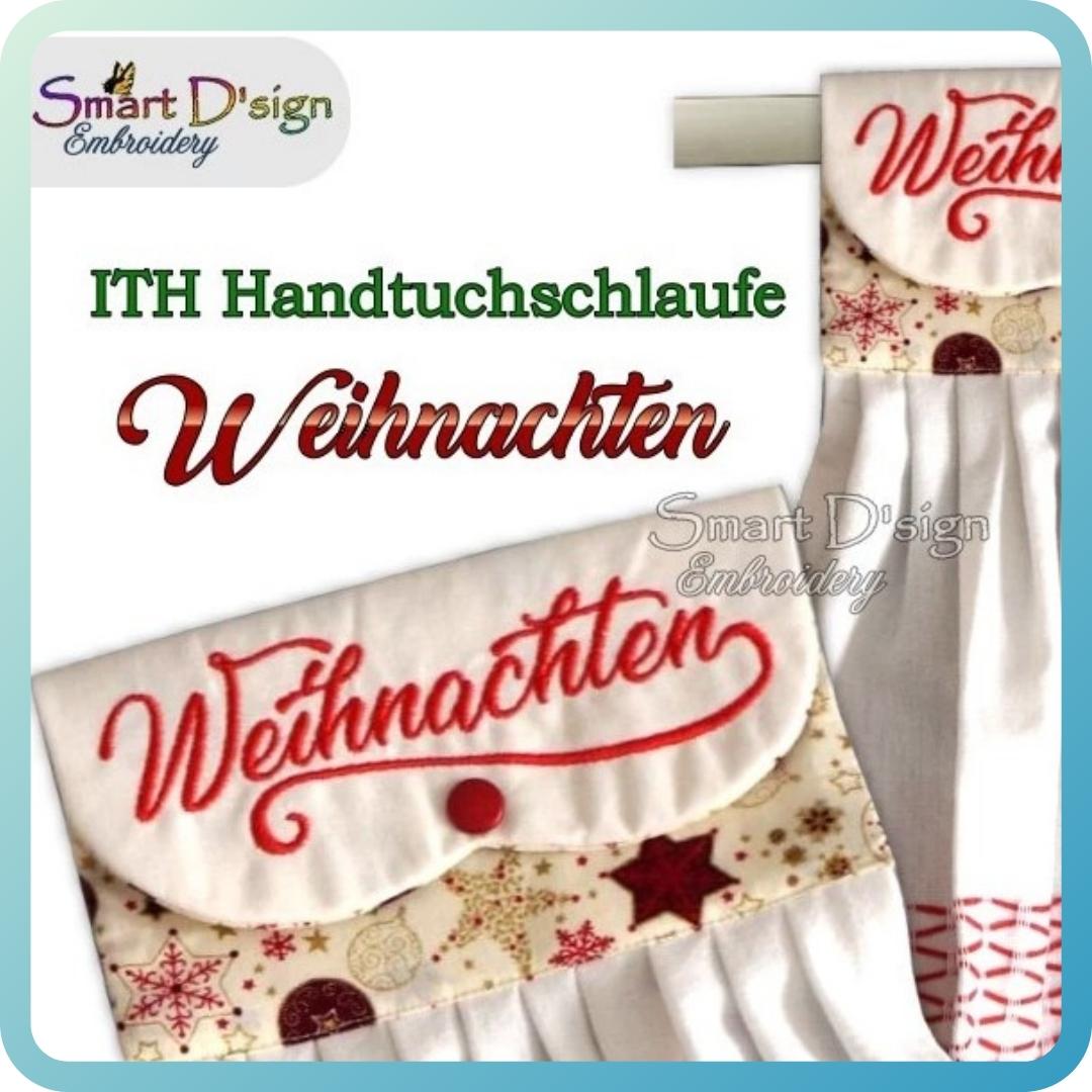 ITH Hanging Towel Topper WEIHNACHTEN - GERMAN