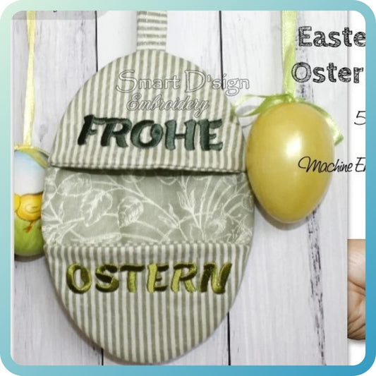 ITH POTHOLDER FROHE OSTERN