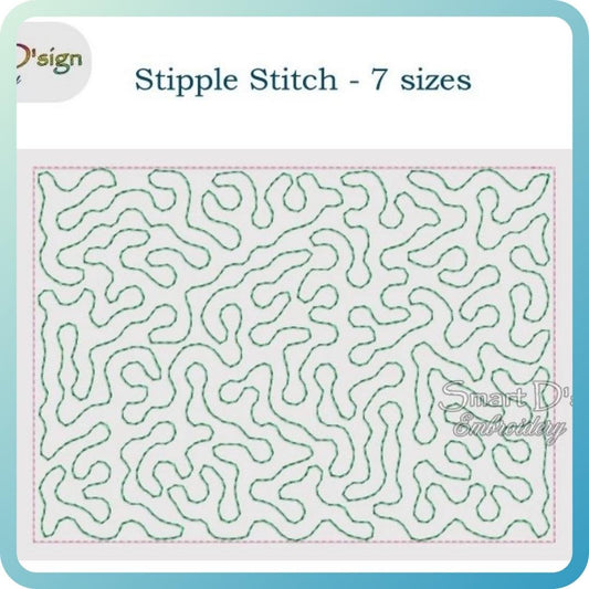 Stipple QUILT Stitch 7 Hoop Sizes