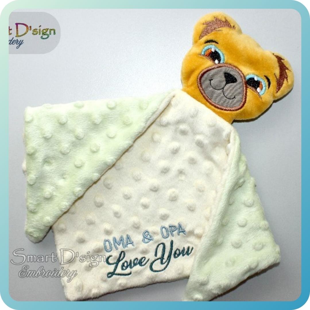 ITH TEDDY for BABY SNUGGLE BLANKET