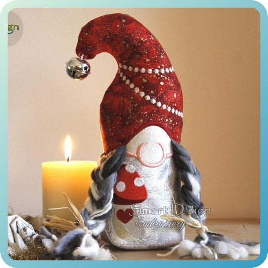 3D FREE-STANDING ITH AUTUMN TOADSTOOL GNOME