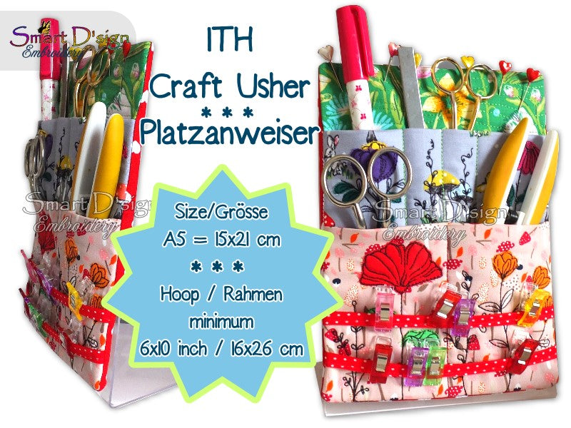 ITH CRAFT USHER A5 for 6x10 inch hoop