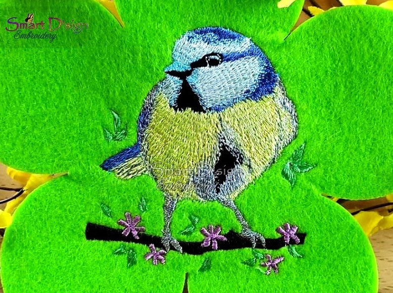 BLUE TIT Photo Stitch Bird