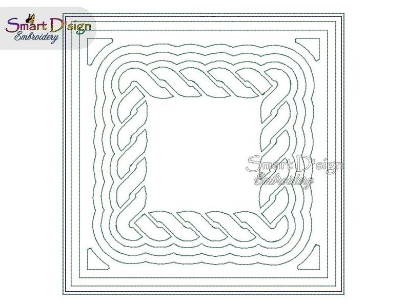 CELTIC KNOT 02 - ITH Quilt Block