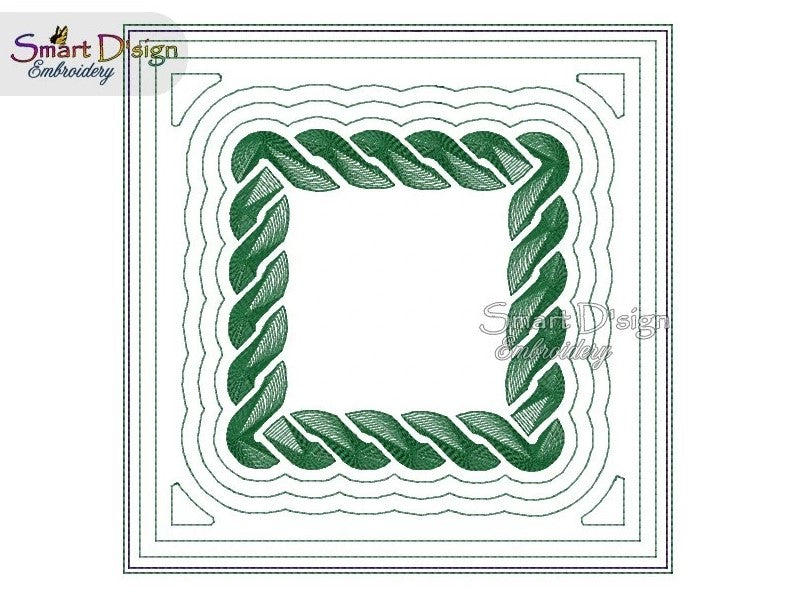 CELTIC KNOT 01 - ITH Quilt Block
