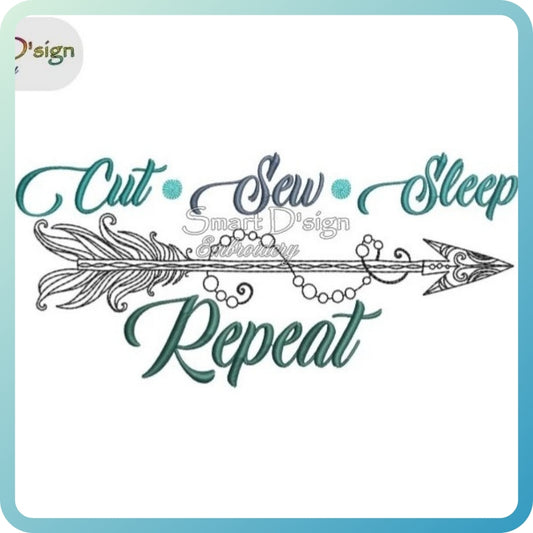 CUT SEW SLEEP REPEAT Boho Arrow