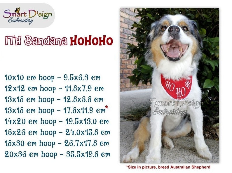 ITH DOG / CAT BANDANA HO-HO-HO Christmas