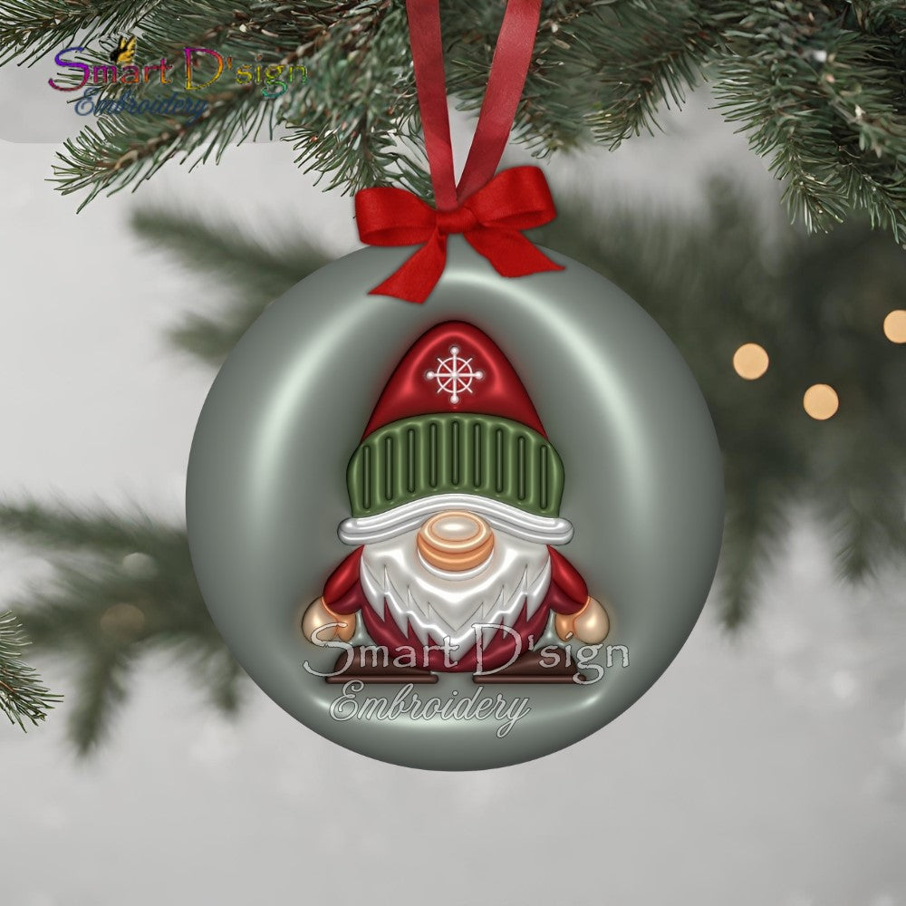 PUFFY JELLY CHRISTMAS ORNAMENTS  - Set 2