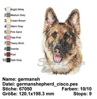 GERMAN SHEPHERD DOG Photo Stitch