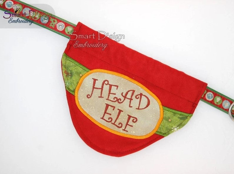 HEAD ELF - ITH CHRISTMAS Dog / Cat Bandana Collar