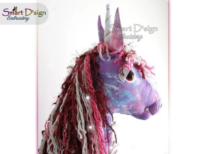 eBook HOBBY HORSE & UNICORN with Embroidery Files