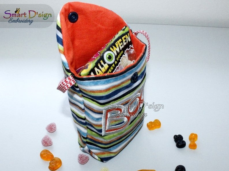 EXCLUSIVE Flat Bottomed ITH CANDY BAG 'BOO'