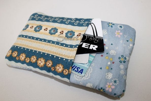 ITH FLOWER ZIP POUCH