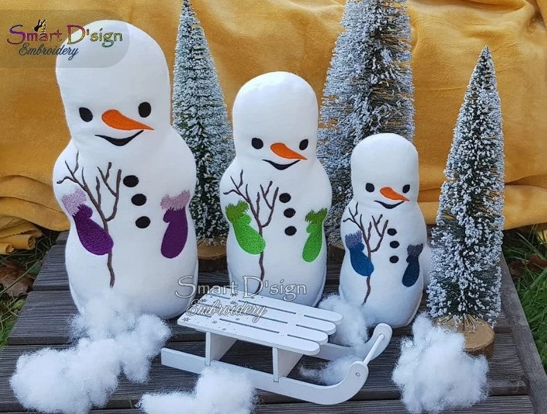 3D FREE-STANDING ITH CHRISTMAS SNOWMAN