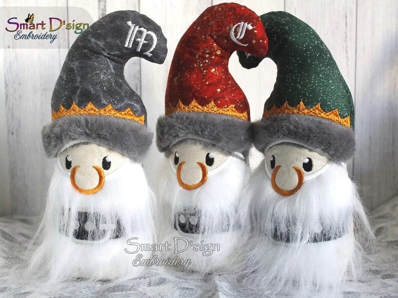 3D FREE-STANDING ITH THREE WISE MEN CHRISTMAS GNOMES Set