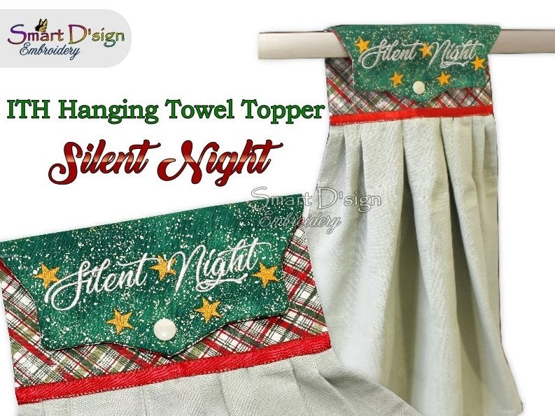 ITH Hanging Towel Topper SILENT NIGHT