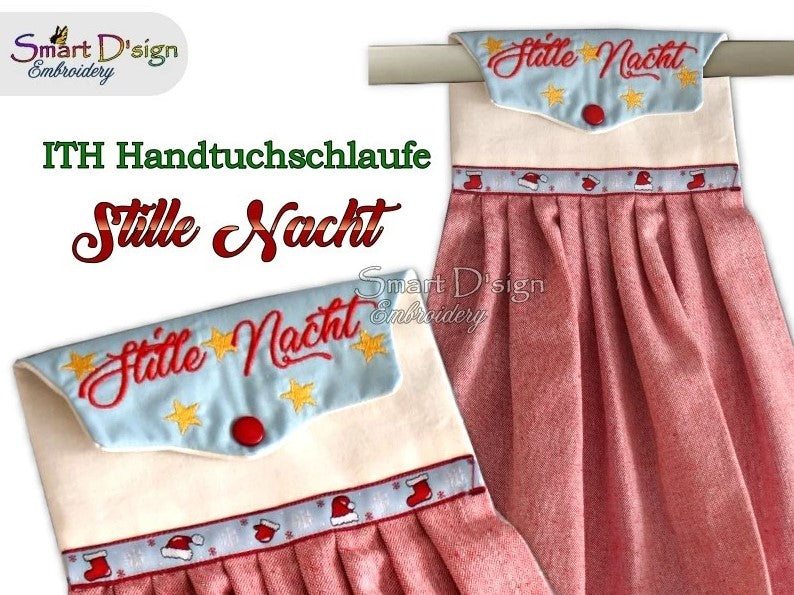 ITH Hanging Towel Topper STILLE NACHT - GERMAN