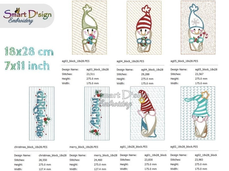 ITH ROLL-UP BAG Machine Embroidery Design – Smart D'sign Embroidery