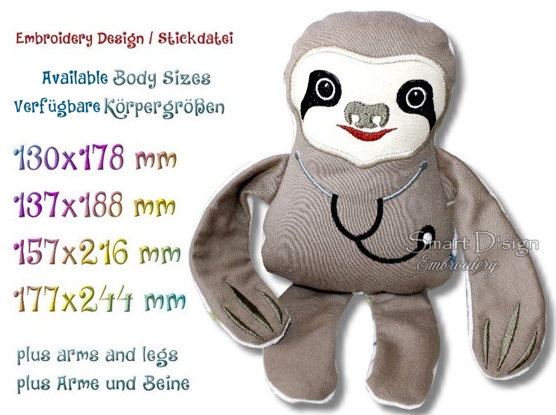 ITH PLUSH TOY SLOTH - DOCTOR