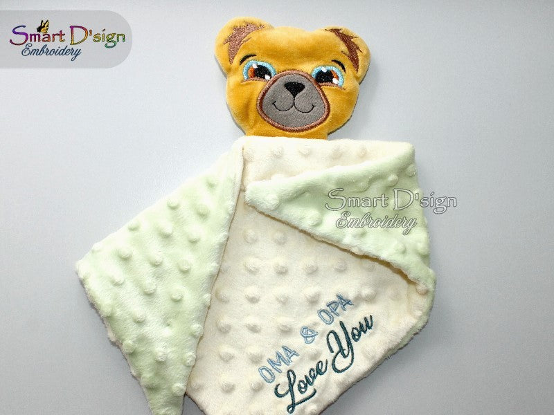 ITH TEDDY for BABY SNUGGLE BLANKET