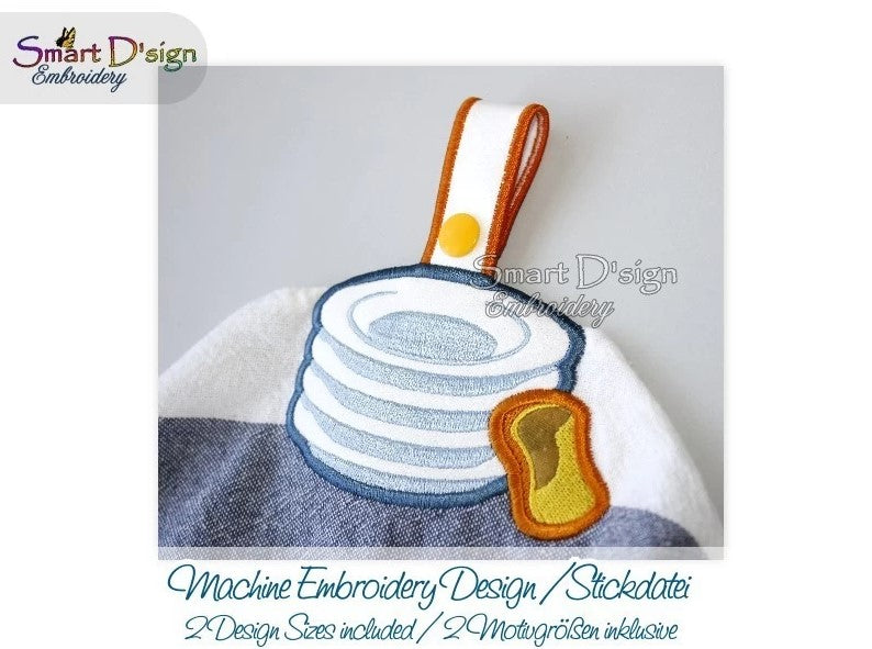 DISHES PLATES - ITH Towel Hanger 2 Sizes Pack